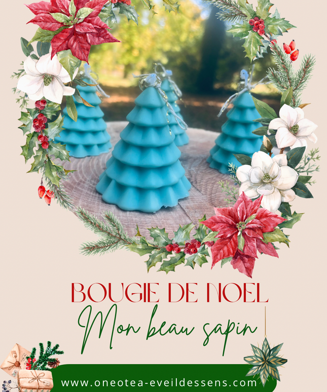 🎄 Bougie parfumée  moulée – Mon Beau Sapin
