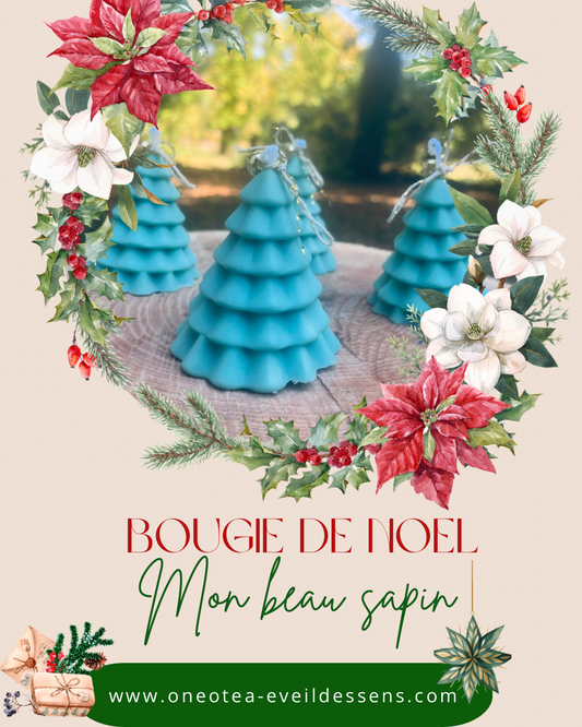 🎄 Bougie moulée – Mon Beau Sapin