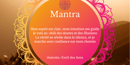 Bougie parfumée Mandala Cristal de Roche & Lapis Lazuli - Musc Blanc - Onéotéa - Éveil des Sens