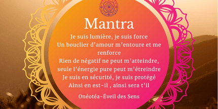 Bougie parfumée Mandala Tourmaline Noire & Labradorite - Parfum Oeil du tigre - Onéotéa - Éveil des Sens