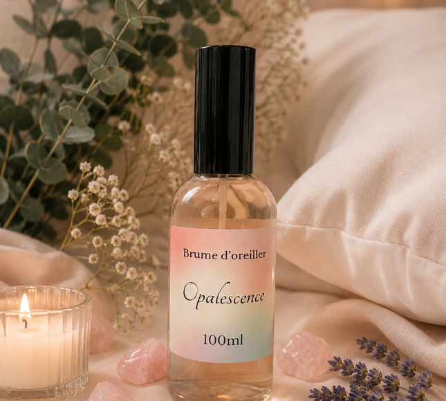 Brume d'oreiller Opalescence Cocoon parfum floral apaisant