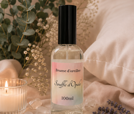 brume d’oreiller souffle d’opale musc flocon parfum cocon apaisant