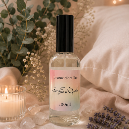 brume d’oreiller souffle d’opale musc flocon parfum cocon apaisant