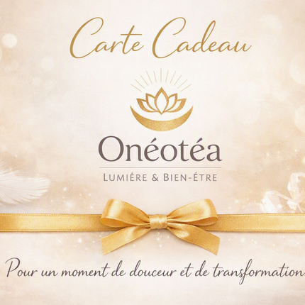 Carte cadeau Onéotéa pour bougies artisanales et bien-être