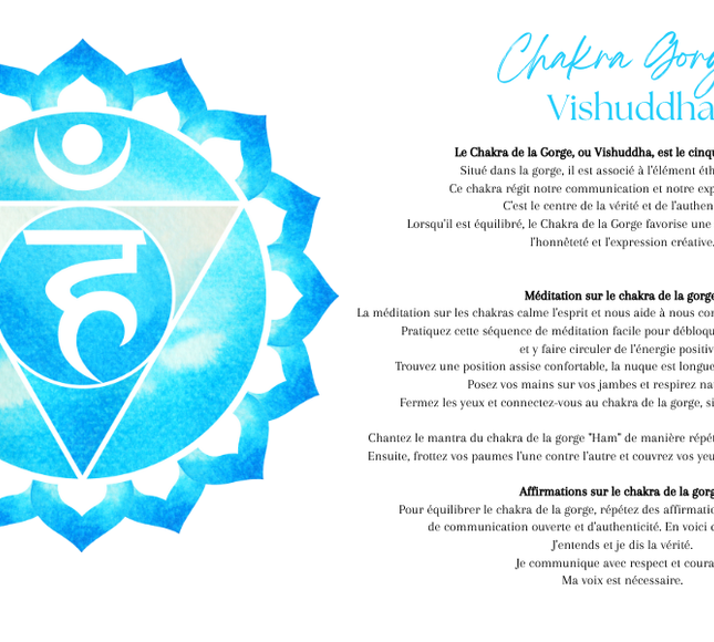 Fiole chakra gorge en verre avec pierres bleues et bouchon liège pour communication claire