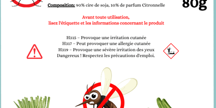 Fondant Citronnelle - Anti Moustique - Onéotéa - Éveil des Sens