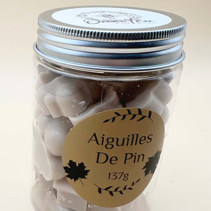 Fondants parfumés aux aiguilles de pin avec parfum boisée naturel