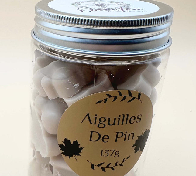 Fondants parfumés aux aiguilles de pin avec parfum boisée naturel