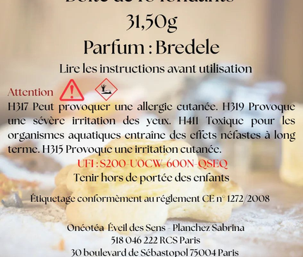 Fondants parfumés Bredele édition Noël artisanaux inspirés biscuits alsaciens