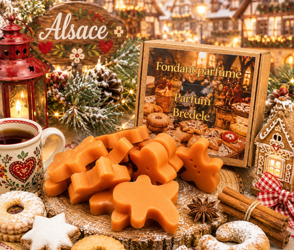 Fondants parfumés Bredele édition Noël artisanaux aux senteurs biscuits alsaciens