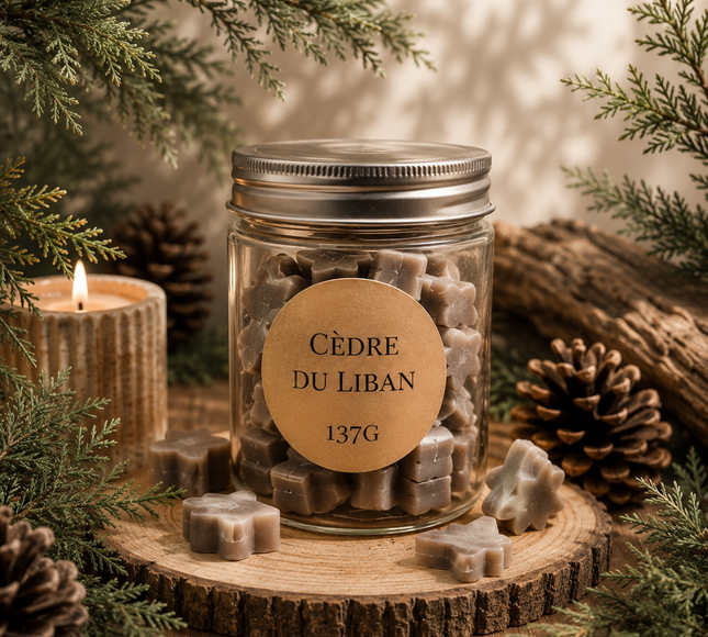 Fondants parfumés Cèdre du Liban ambiance boisée apaisante Onéotéa