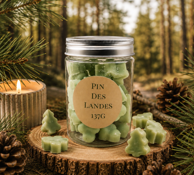 fondants parfumés pin des landes ambiance naturelle et apaisante