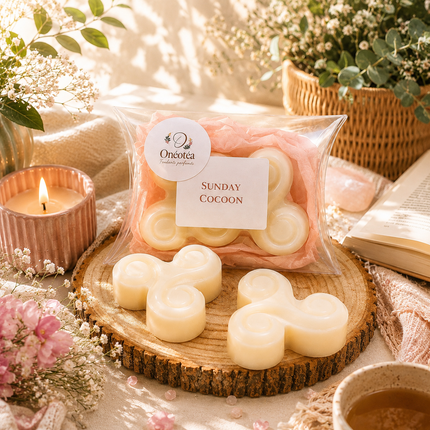 Lot de 2 fondants parfumés Sunday Cocoon parfum floral vanillé ambiance cocooning